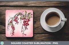 GorgeousSteampunk Christmas Square Coaster design.