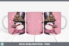 GorgeousSteampunk Christmas Mug Wrap design.