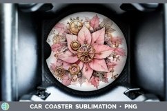 GorgeousSteampunk Christmas Car Coaster design.