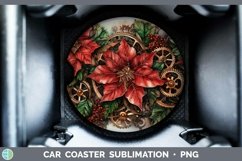 GorgeousSteampunk Christmas Car Coaster design.