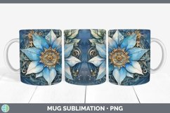 GorgeousSteampunk Christmas Mug Wrap design.