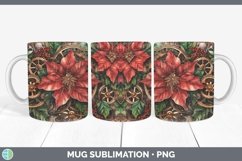 GorgeousSteampunk Christmas Mug Wrap design.