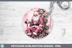 GorgeousSteampunk Christmas Keychain design.