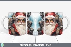 GorgeousSteampunk Christmas Mug Wrap design.