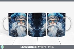 GorgeousSteampunk Christmas Mug Wrap design.