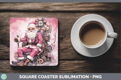 GorgeousSteampunk Christmas Square Coaster design.