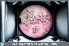 GorgeousSteampunk Christmas Car Coaster design.