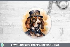GorgeousSteampunk Dog Keychain design.