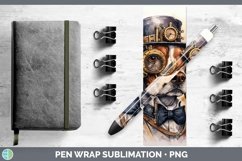 GorgeousSteampunk Dog Pen Wrap design.