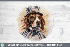 GorgeousSteampunk Dog Wind Spinner design.