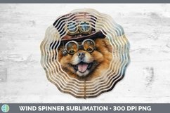 GorgeousSteampunk Dog Wind Spinner design.