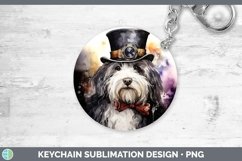 GorgeousSteampunk Dog Keychain design.