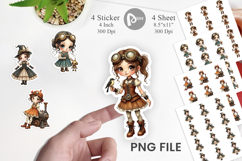 Steampunk Dolls Sticker Product Image 1