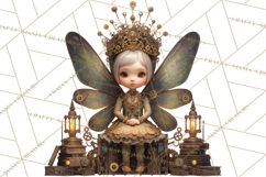 Steampunk Fairy Clipart, Mechanical World, Fairy Dolls Png Product Image 2