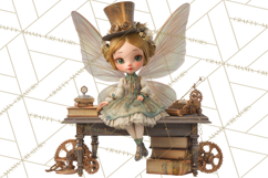 Steampunk Fairy Clipart, Mechanical World, Fairy Dolls Png Product Image 5