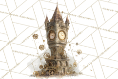 Steampunk Fairy Clipart, Mechanical World, Fairy Dolls Png Product Image 3