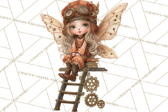 Steampunk Fairy Clipart, Mechanical World, Fairy Dolls Png Product Image 3