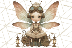 Steampunk Fairy Clipart, Mechanical World, Fairy Dolls Png Product Image 3