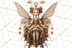 Steampunk Fairy Clipart, Mechanical World, Fairy Dolls Png Product Image 4
