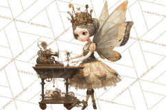 Steampunk Fairy Clipart, Mechanical World, Fairy Dolls Png Product Image 5