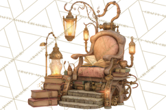Steampunk Fairy Clipart, Mechanical World, Fairy Dolls Png Product Image 2