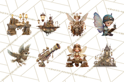 Steampunk Fairy Clipart, Mechanical World, Fairy Dolls Png Product Image 9