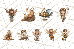 Steampunk Fairy Clipart, Mechanical World, Fairy Dolls Png Product Image 4