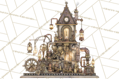 Steampunk Fairy Clipart, Mechanical World, Fairy Dolls Png Product Image 5
