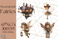 Steampunk Fairy Clipart, Mechanical World, Fairy Dolls Png Product Image 1