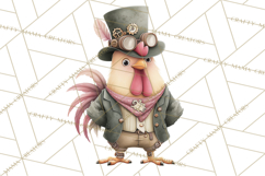 Steampunk Farm Animal Clipart PNG Product Image 2
