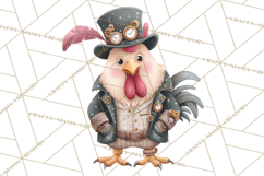 Steampunk Farm Animal Clipart PNG Product Image 3