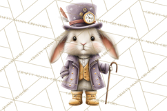 Steampunk Farm Animal Clipart PNG Product Image 4