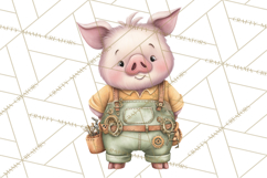 Steampunk Farm Animal Clipart PNG Product Image 4