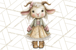 Steampunk Farm Animal Clipart PNG Product Image 5