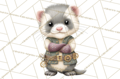 Steampunk Farm Animal Clipart PNG Product Image 4