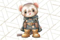 Steampunk Farm Animal Clipart PNG Product Image 5