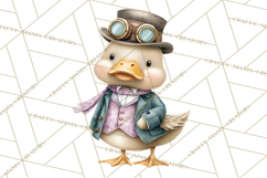 Steampunk Farm Animal Clipart PNG Product Image 2