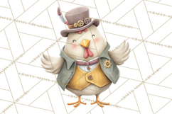 Steampunk Farm Animal Clipart PNG Product Image 5