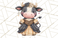 Steampunk Farm Animal Clipart PNG Product Image 5