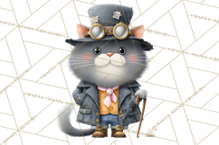 Steampunk Farm Animal Clipart PNG Product Image 4