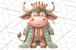 Steampunk Farm Animal Clipart PNG Product Image 2