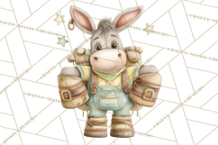 Steampunk Farm Animal Clipart PNG Product Image 3