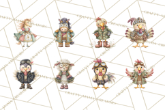Steampunk Farm Animal Clipart PNG Product Image 2