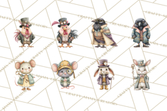 Steampunk Farm Animal Clipart PNG Product Image 3
