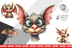 Steampunk Gargoyles Clipart Product Image 1