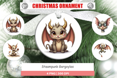 Steampunk Gargoyles Ornament Product Image 1