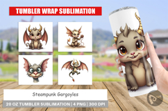 Steampunk Gargoyles Tumbler Product Image 1