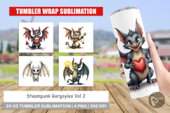 Steampunk Gargoyles Tumbler Product Image 1