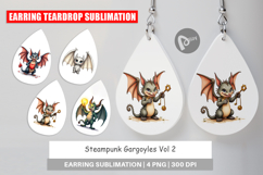 Steampunk Gargoyles Earring Product Image 1