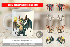 Steampunk Gargoyles Mug Wrap Product Image 1